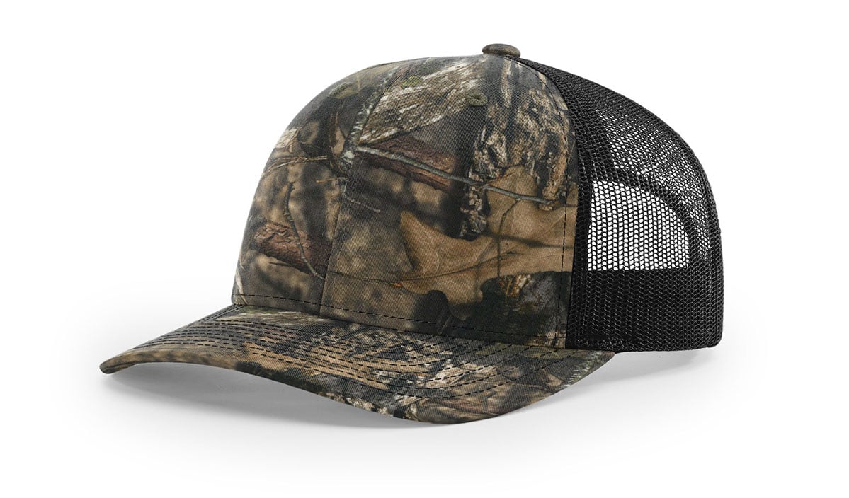 Richardson 112 Printed Mossy Oak Camo Trucker Cap - The Apparel Shack